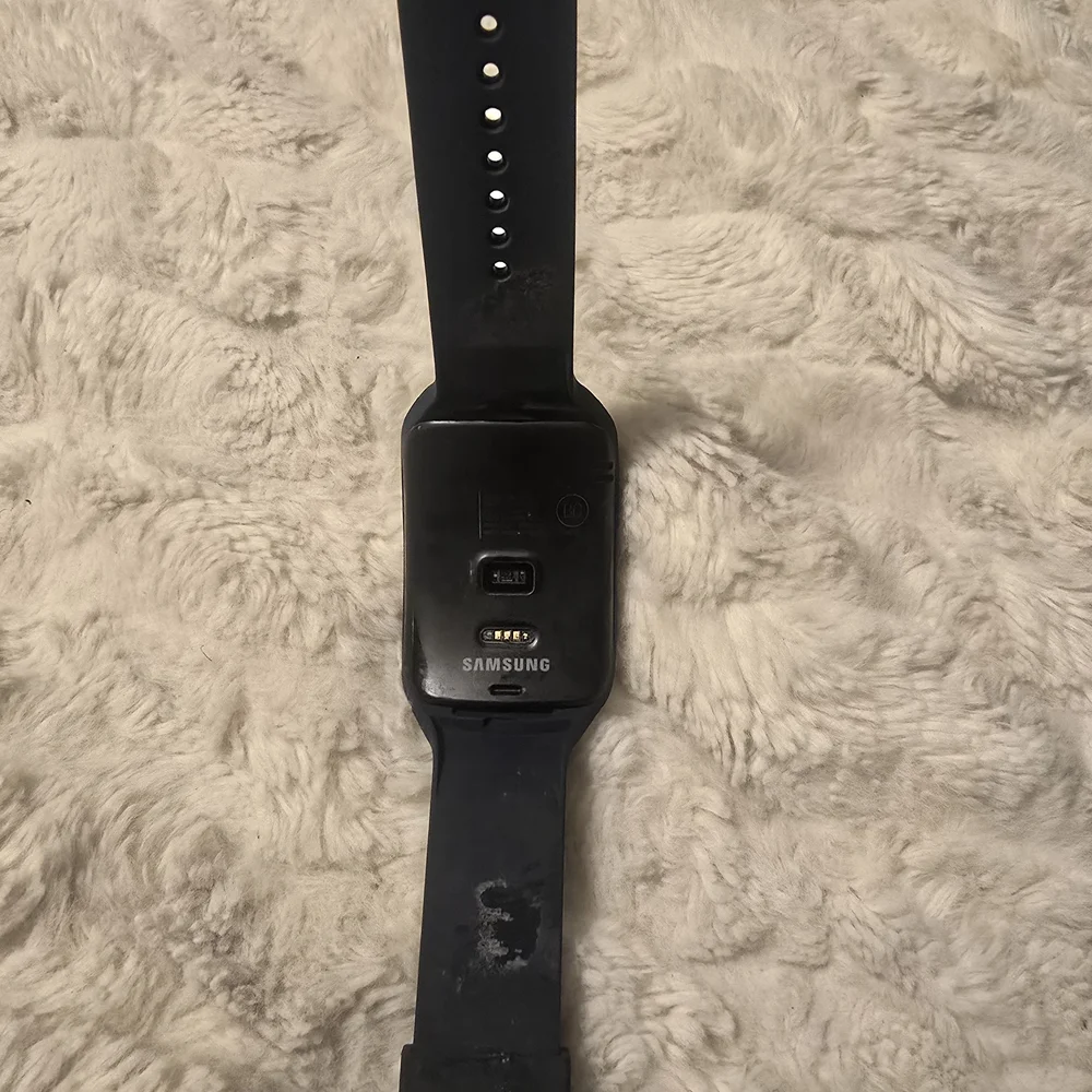Samsung Smartwatch with Dark Blue Band